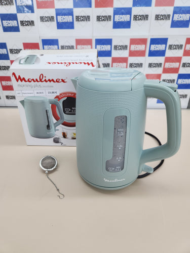 Hervidor 2400W, 1,7L eléctrico e inalámbrico, Moulinex Morning Plus